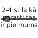 Aksiālais šarnīrs, Stūres šķērsstiepnis DELPHI TA1962