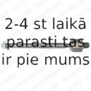 Aksiālais šarnīrs, Stūres šķērsstiepnis DELPHI TA1964