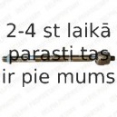 Aksiālais šarnīrs, Stūres šķērsstiepnis DELPHI TA1978