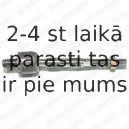 Aksiālais šarnīrs, Stūres šķērsstiepnis DELPHI TA2024