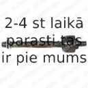 Aksiālais šarnīrs, Stūres šķērsstiepnis DELPHI TA2038