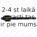 Aksiālais šarnīrs, Stūres šķērsstiepnis DELPHI TA2067