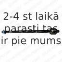 Aksiālais šarnīrs, Stūres šķērsstiepnis DELPHI TA2094