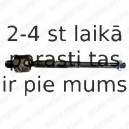 Aksiālais šarnīrs, Stūres šķērsstiepnis DELPHI TA2109