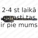 Aksiālais šarnīrs, Stūres šķērsstiepnis DELPHI TA2345