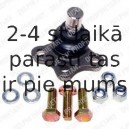 Balst-/Virzošais šarnīrs DELPHI TC1176