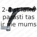 Рычаг независимой подвески колеса, подвеска колеса DELPHI TC1252