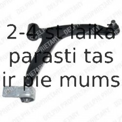 Рычаг независимой подвески колеса, подвеска колеса DELPHI TC1252