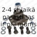 Balst-/Virzošais šarnīrs DELPHI TC1286