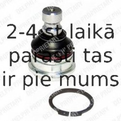 Balst-/Virzošais šarnīrs DELPHI TC1559