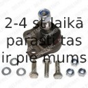 Balst-/Virzošais šarnīrs DELPHI TC2007