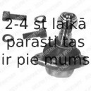 Balst-/Virzošais šarnīrs DELPHI TC201