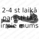 Balst-/Virzošais šarnīrs DELPHI TC242