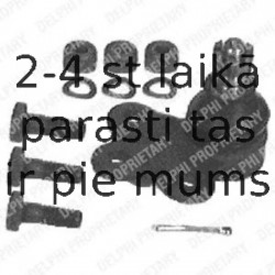 Balst-/Virzošais šarnīrs DELPHI TC397