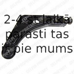 Рычаг независимой подвески колеса, подвеска колеса DELPHI TC572