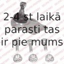 Balst-/Virzošais šarnīrs DELPHI TC1995