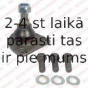 Balst-/Virzošais šarnīrs DELPHI TC2170