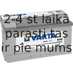 Аккумулятор VARTA SILVER DYNAMIC H3 100AH 830A EN