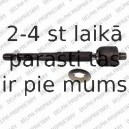 Aksiālais šarnīrs, Stūres šķērsstiepnis DELPHI TA2569