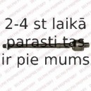 Aksiālais šarnīrs, Stūres šķērsstiepnis DELPHI TA2614