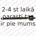 Aksiālais šarnīrs, Stūres šķērsstiepnis DELPHI TA2621