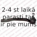 Stūres šķērsstiepņa uzgalis DELPHI TA2643