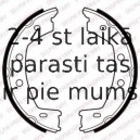 Комплект тормозных колодок, стояночная тормозная система DELPHI LS2030