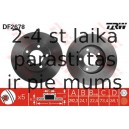 Bremžu diski TRW DF2678