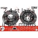 Bremžu diski TRW DF2705