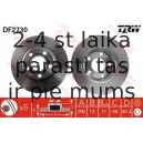 Bremžu diski TRW DF2730