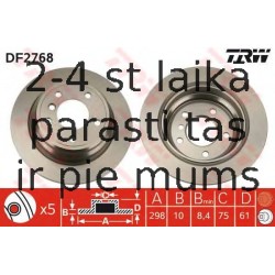 Bremžu diski TRW DF2768