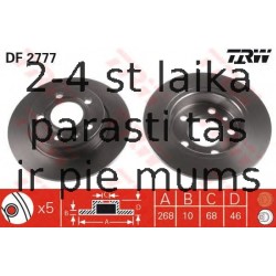Bremžu diski TRW DF2777
