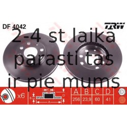 Bremžu diski TRW DF4042