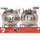 Bremžu disks TRW DF4048