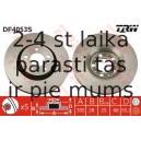Bremžu diski TRW DF4053S