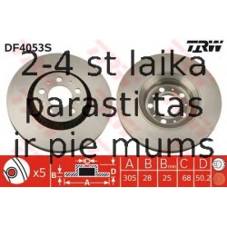 Bremžu diski TRW DF4053S