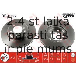 Bremžu diski TRW DF4055