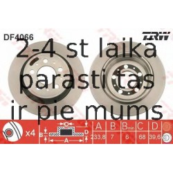 Bremžu diski TRW DF4066