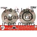 Bremžu diski TRW DF4100