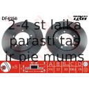 Bremžu diski TRW DF4156