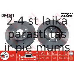 Bremžu diski TRW DF4161