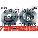 Bremžu diski TRW DF4212