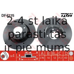 Bremžu diski TRW DF4215