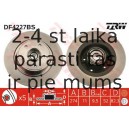 Bremžu diski TRW DF4227BS
