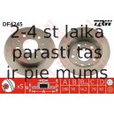 Bremžu diski TRW DF4245