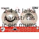 Bremžu diski TRW DF4248S