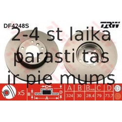 Bremžu diski TRW DF4248S