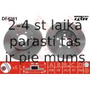 Bremžu diski TRW DF4261