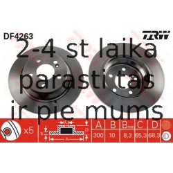 Bremžu diski TRW DF4263