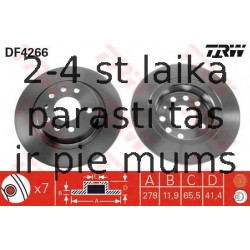 Bremžu diski TRW DF4266